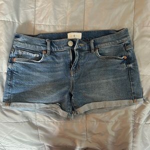 lou & grey denim shorts